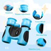 Picture of BLACKICE Binoculars for Kids, High-Resolution 8x21, Kids Binoculars Gift Set for Boys & Girls, Shockproof & Compact for Bird Watching, Travel, Hiking, Camping, Hunting, Children Outdoor Gear(Blue)