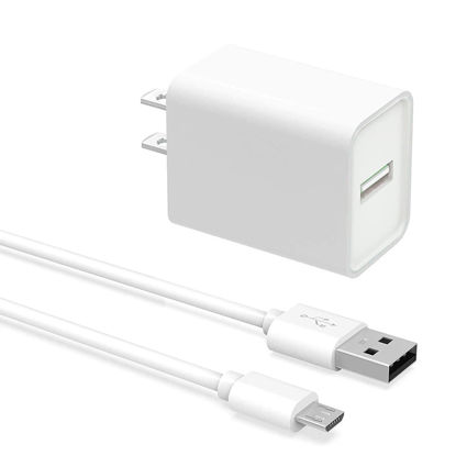 Picture of Replacement 5Ft Adapter Charging Power Cord Fit for Arlo Pro/Pro2, Arlo Q, Arlo GO Indoor Camera, Wyze Cam Pan v3 v2, Yi Home Camera Oculus Go, Kasa Cam Wall Charger Power Supply Adapter Cord