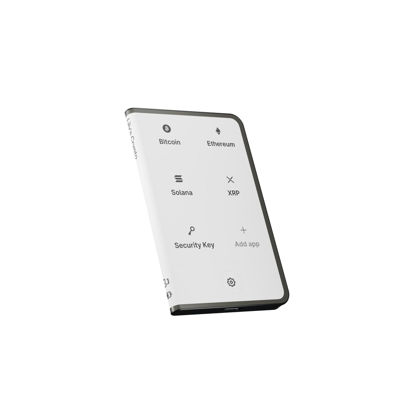 Picture of Ledger STAX - Next-Gen Secure Touchscreen Crypto Wallet with Curved E Ink Display