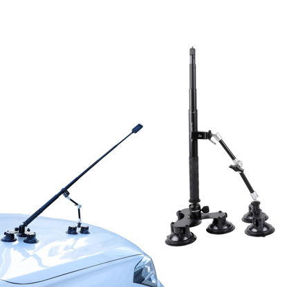 Picture of PellKing Suction Car Mount Kit for Insta360 X3, X2,GO 3, 4 in1 Suction Cups with 114cm Selfie Stick Camera Triple Suction Mount Kit for Action Cameras,Compatible with GoPro 11,10,9,8,7(with Stick)