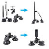 Picture of PellKing Suction Car Mount Kit for Insta360 X3, X2,GO 3, 4 in1 Suction Cups with 114cm Selfie Stick Camera Triple Suction Mount Kit for Action Cameras,Compatible with GoPro 11,10,9,8,7(with Stick)