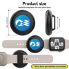 Picture of Princess Ocean Medallion Watch Adapter [2 Pack], Princess Cruise Medallion holder Accessories for Carnival Princess Cruise Line in 2024 & 2025, Also for Apple Airtag Dog Collar Holder (Black/Black)