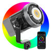 Picture of ULANZI Video Light, 120W RGB LED Video Light COB Fill Color Continuous Output Lighting with APP Control, 2700K-6500K 20 Scenes Bowens Mount Studio Light for Photography Lighting Video Recording