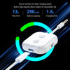 Picture of LENDAWAY Bluetooth Transmitter, Bluetooth 5.3 Adapter, Bluetooth 5.3 Audio Transmitter Adapter Dual Link AptX Adaptive/Low Latency, Works with 3.5mm Aux Jacks on Airplanes, Gym Equipment, TVs, Tablets