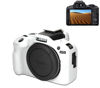 Picture of Pocoukate Case for Canon EOS R100 Camera, Soft Silicone Protective Cover Skin with EOS R100 Screen Protector Accessories for Canon EOS R100 Mirrorless Camera Silicone Case - White