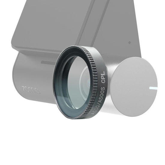 Picture of HD Polarizer Filter, Dash Cam CPL Filter Suitable for 70mai Model A500 A500S Smart Dash Camera Accessory or Other Diameter 17.4mm Lens (Gray)