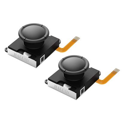 Picture of BRONAL Switch Joycon Joystick Replacement, [No Drifting] Hall Effect Joystick for Switch/Switch OLED/Switch Lite, Left/Right Switch Joycon Controller, Without Repair Tools [2 Pack]
