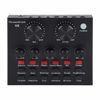 Picture of V8 Sound Card, Audio Audio Sound Card, Adapter Live Broadcast Ktv Sound Card for Double Cell Phone for Live Ktv Voice Chat, External Sound Card for Phone Computer(Color:Black)