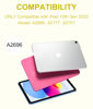 Picture of Harvopu Keyboard Case Compatible for iPad 10th Generation 10.9 Inch, Folio Keyboard Cover with Pencil Holder, Multi-Touch Trackpad, 7-Color Backlit, Detachable Keyboard for iPad 10 Gen 2022 (Yellow)