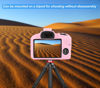 Picture of Pocoukate Case for Canon EOS R100 Camera, Soft Silicone Protective Cover Skin with EOS R100 Screen Protector Accessories for Canon EOS R100 Mirrorless Camera Silicone Case - Pink