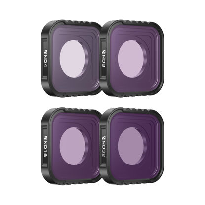 Picture of Freewell Standard Day 4-Pack ND Filter Set Compatible with GoPro Hero13 Black ND4, ND8, ND16, ND32 Superior Light Control for Daytime Filmmaking