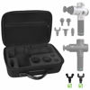 Picture of Carrying Case for Hyperice Hypervolt/Hypervolt Plus 5 Attachment Slots Portable Hypervolt Storage Bag Waterproof Anti-Shock Hard Shell Case for Hypervolt Massage Device (Case Only)