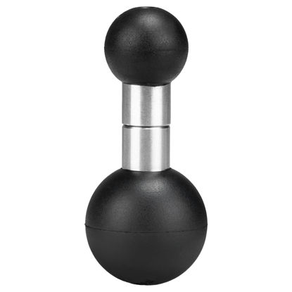 Picture of FANAUE LB-0117 1" Ball to 17mm Ball Adapter Compatible with RAM Mounts B Size 1 inch Ball Double Socket Arm, Suitable for Garmin GPS Mount 17mm Swivel Ball Mounting Patterns