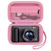 Picture of Grapsa Digital Camera Case Compatible with TEBNGIHNM for Duluvulu for Oiadek for zheozeig for Zostuic for Toiauaha 4K Vlogging Camera. Storage Holder Bag for Canon PowerShot (Box Only) - Pink