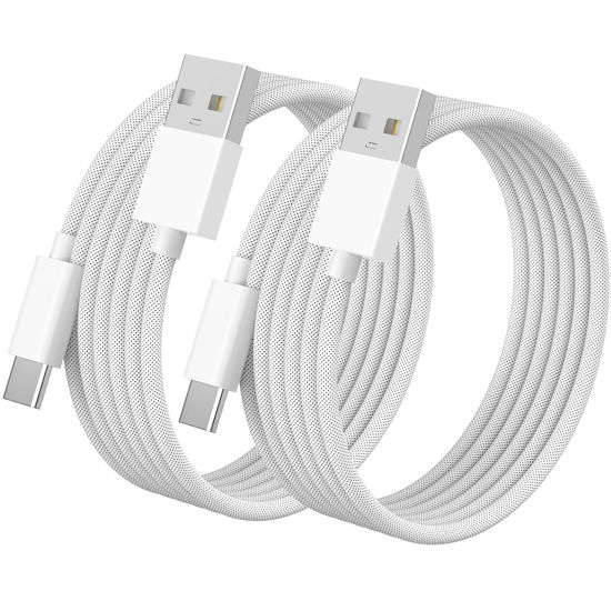 Picture of CREHAO [MFi Certified] Car Carplay Cable for iPhone 16,2Pack 3ft USB A to Type C Car Charger 60W Fast Charging Cord Fast Data Sync Nylon Braided for iPhone 16 Pro/16 Pro Max/16 Plus/15 iPad Air Mini