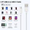 Picture of CREHAO [MFi Certified] Car Carplay Cable for iPhone 16,2Pack 3ft USB A to Type C Car Charger 60W Fast Charging Cord Fast Data Sync Nylon Braided for iPhone 16 Pro/16 Pro Max/16 Plus/15 iPad Air Mini