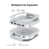 Picture of Mac Mini M4 Hub, 9 in 1 Aluminum Mac Mini Stand and Dock for Mac Mini M4/M4 Pro with M.2 NVMe SSD Enclosure, 10Gbps USB-A*2, SD/TF Card Readers, USB 2.0 | Mac Mini 2024 Accessories