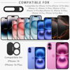 Picture of EYSOFT Privacy Cover Compatible for iPhone 16 /iPhone 16 Plus with Front Camera Cover,Protect Privacy and Security But Not Affect Facial Recognition（2Pack）