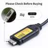 Picture of Alitutumao Replacement SUC-C7 SUC-C3 SUC-C5 Camera USB Charging Cable Cord Compatible with Samsung Digital Camera EX, L, WB, S, SL, ST, SH, P, PL Series TL220 SL202 SL605 L200 ST600 PL200 (20 Pin)