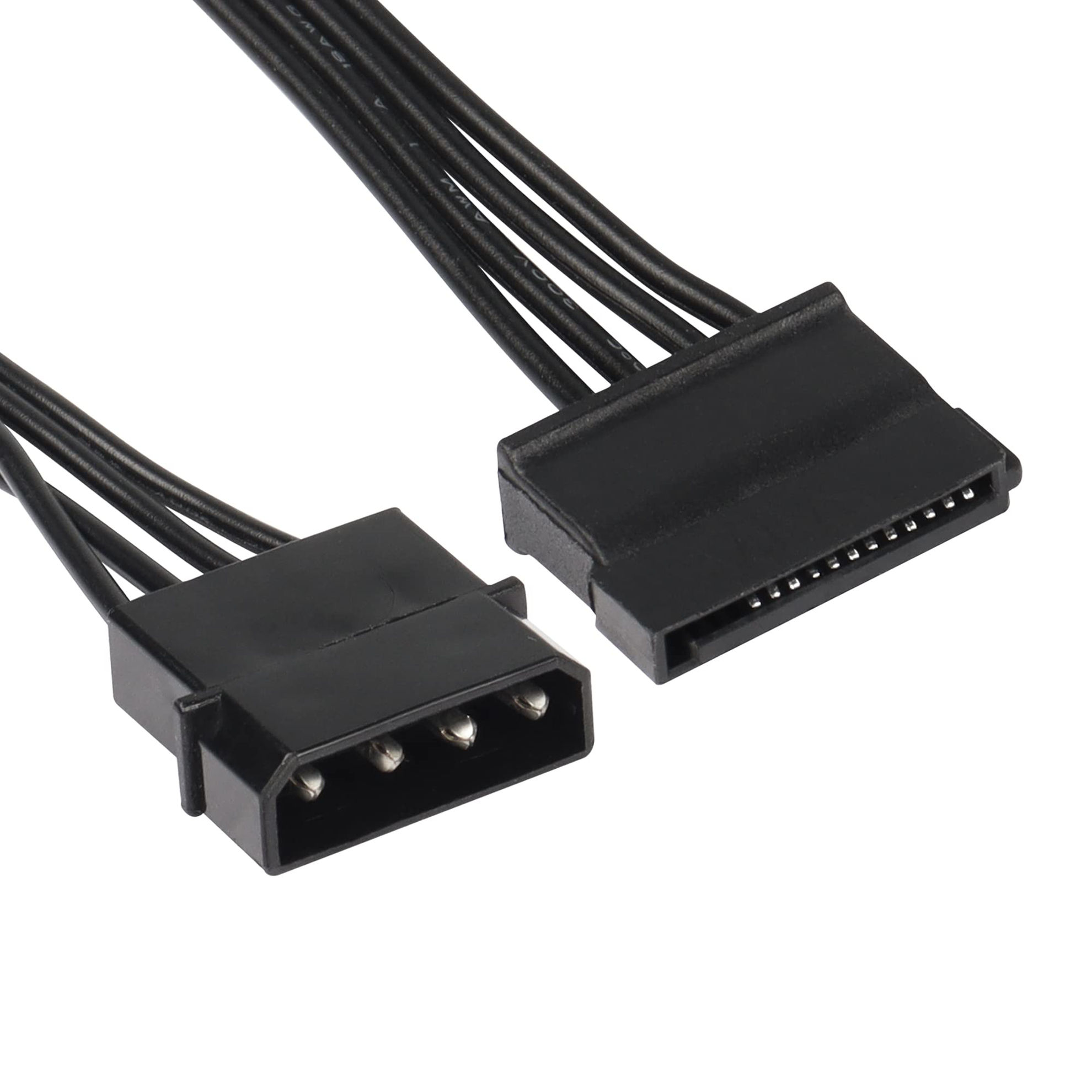 GetUSCart- SinLoon IDE to SATA Power Splitter Cable, LP4 4 Pin Male to ...