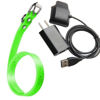 Picture of KELEFET Charger Clip USB Plug for Garmin Delta Sport Delta Upland Delta XC 3/4-Inch Collar Strap for Garmin Delta Series (Green)