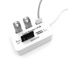 Picture of ERCRYSTO Card Reader and 3 Ports USB Hub, High Speed External Memory Card Reader (MS, Micro SD,SD/MMC,M2,TF Card), White.