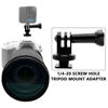 Picture of Aluminum Alloy Cold Shoe Tripod Mount Adapter for Action Cameras, DSLR Camera Flash Hot Shoe Mount Adapter Compatible with Gopro Hero 12/11/10/9/8/7/Max/Mini, DJI OSMO Action 3 4