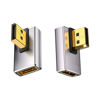 Picture of Duttek 8K 90 Degree Display Port 1.4 Adapter, Left & Right Angle Displayport Extender Adapter 32.4Gbps, DisplayPort Male to Female Adapter (8K/60Hz, 4k/144Hz) for PC, Laptop 2Pack