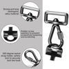 Picture of LLMSIX Quick Install Metal Screws Camera Quick Release Set SLR Camera Shoulder Strap Hook Set Camera Clip Ring Camera Screws for Camera Neck Shoulder Strap Sling Accessories Standard