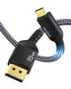 Picture of Maxonar VESA Certified USB C to DisplayPort 1.4, 8K 60Hz Thunderbolt 4/3 /USB4 to DP Cable 4FT/1.2M(4K 60Hz 144Hz 120Hz 2K 240Hz) 32.4Gbps HBR3 Alt Mode Adapter for Mac Studio, M2 M1 MacBook - Black