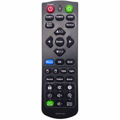 Picture of INTECHING A-00009740 Projector Remote Control for ViewSonic PJD5150, PJD5151, PJD5153, PJD5155, PJD5155L, PJD5250, PJD5250L, PJD5253, PJD5255, PJD5255L, PJD5350LS, PJD5550LWS, PJD5555LW, PJD7720HD