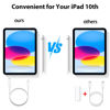 Picture of Pencil Charger Adapter for Apple Pencil 1st Generation Pairing for iPad 10th, USB C to Pencil Adapter Specific for iPencil 1st, USB-C to Lightning Pencil Charging Connector Dongle Cable for iPad 10