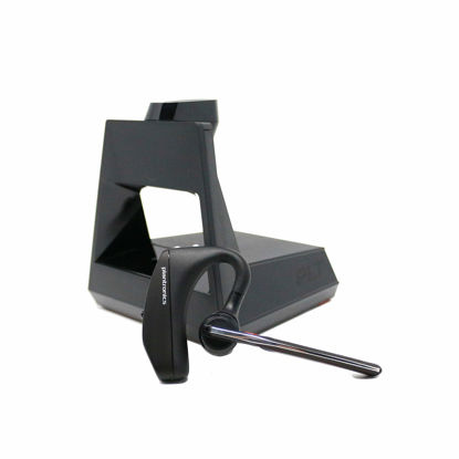 Picture of Plantronics Voyager 5200 Bluetooth Wireless Headset- Compatible with Corded Office Phones and Mobile Devices- 1 Way Base 212722-01