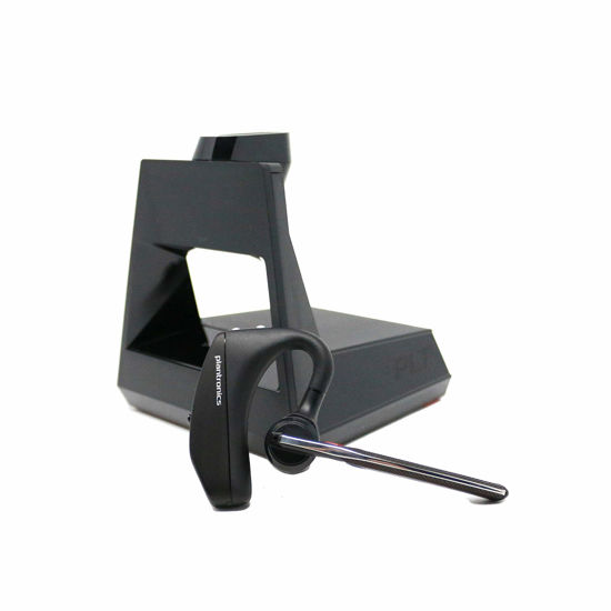 Picture of Plantronics Voyager 5200 Bluetooth Wireless Headset- Compatible with Corded Office Phones and Mobile Devices- 1 Way Base 212722-01