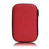 Picture of Hard Drive Carrying Case Bag Storage Organizer Universal Carry Pouch Compatible with Western Digital WD Elements Seagate, 2.5’’ EVA Shockproof Travel Case (Red)