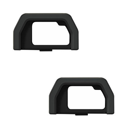 Picture of 2 Pack Camera Eyecup Viewfinder Protector Eyepiece Compatible for Olympus OM-D E-M10 Mark II III E-M5 Mark II Replaces Eyepiece EP-15