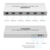Picture of Kkf HDMI Quad Multi-Viewer 4x1 Seamless HDMI Switch - 4 Ports, IR Remote, Supports up to 1080p with IR Remote Control Support, DVD, Projector, PS4 Xbox (Silver)