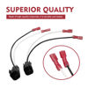 Picture of lekudo 4 PCS Car Speaker Wiring Harness Plug Connector, 72-5600 Waterproof Shell Heat-Resistant Copper Core Plug and Play Audio Accessories, Compatible with Ford Focus Chevrolet Mazda (Black)
