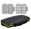 Picture of JJC MC-SD12 Ruggard SD Card Case, Shockproof SD Card Case, Water-Resistant SD Card Case, Rubber Sealed Ergonomic Locking Easy Carrying Memory Card Case Fits 12 SD Cards