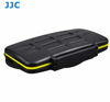 Picture of JJC MC-SD12 Ruggard SD Card Case, Shockproof SD Card Case, Water-Resistant SD Card Case, Rubber Sealed Ergonomic Locking Easy Carrying Memory Card Case Fits 12 SD Cards