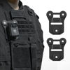 Picture of BOBLOV 2Packs Body Camera Magnet Mounts, 6pcs Magnets Optional, Universal Magnetic Suction Back Clip, Make from Black Silica,Stick to Clothes for Universal All Brand Body Camera(Two Pairs)