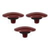 Picture of PATIKIL Camera Shutter Button, 3 Pack Soft Shutter Release Button Pure Copper Camera Button Convex Suitable for Nikon for Fujifilm for Leica DSLR/SLR Camera, Dark Red