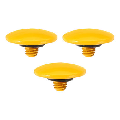 Picture of PATIKIL Camera Shutter Button, 3 Pack Soft Shutter Release Button Pure Copper Camera Button Convex Suitable for Nikon for Fujifilm for Leica DSLR/SLR Camera, Orange