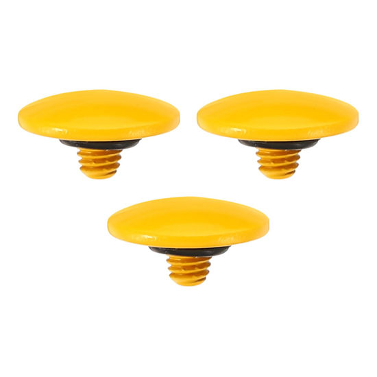 Picture of PATIKIL Camera Shutter Button, 3 Pack Soft Shutter Release Button Pure Copper Camera Button Convex Suitable for Nikon for Fujifilm for Leica DSLR/SLR Camera, Orange