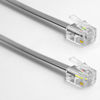 Picture of NECABLES 6 Inch Short Phone Cord Short Telephone Cord Short Phone Line Cord RJ11 6P4C Male to Male for Landline