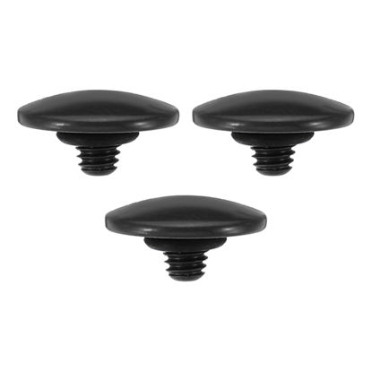 Picture of PATIKIL Camera Shutter Button, 3 Pack Soft Shutter Release Button Pure Copper Camera Button Convex Suitable for Nikon for Fujifilm for Leica DSLR/SLR Camera, Black