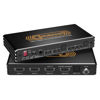 Picture of CORSAHD 4K@60Hz HDMI 2.0 Splitter 2 in 2 Out with Audio Extractor Supports ARC,e-ARC,soundbar,downscale,HDCP Bypass,HDR,CEC,EDID,SPDIF,IR Remote,HDMI Swtich 2 in for soundbar