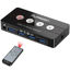 Picture of Jancane USB 3.0 Switch Selector, 4 Port KVM Switch USB Peripheral Switcher Box, 4 Computers Sharing 4 USB Devices, Button Switch & Remote Control