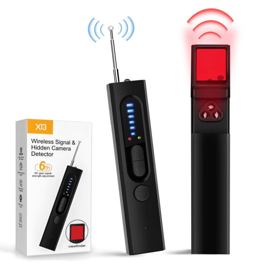 Picture of Hidden Camera Detectors, Anti-Spy Camera Finder Detector, Bug Detector, GPS Hidden Camera Detectors, Tracking Device Detectors, Camera Detector for Hotels, Home, Airbnb, Office (X13)