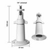 Picture of Security Camera Wall Mount Bracket (1/4'') Adjustable Indoor/Outdoor Mount Compatible with Arlo, WYZE, Amcrest, TENVIS, Faleemi, Wansview, CCTV Camera and Other Compatible Models (2 Pack / White)